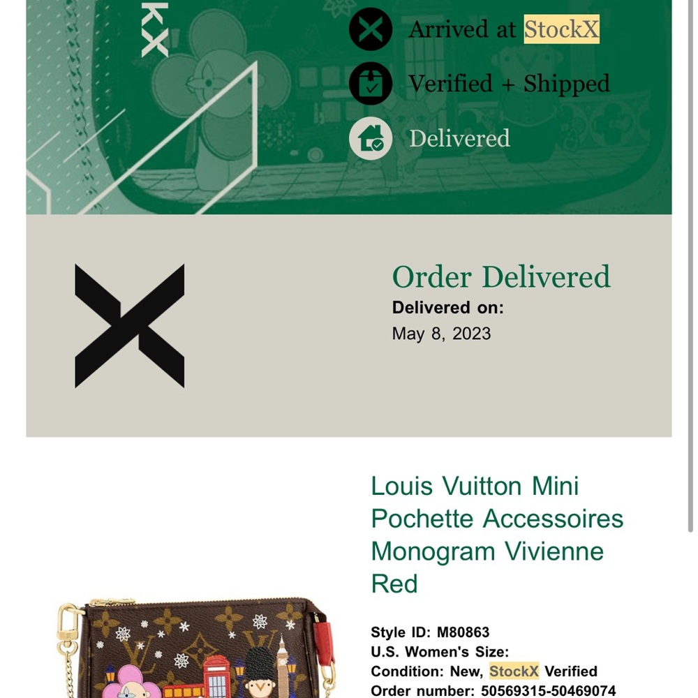 Louis Vuitton Mini Pochette Christmas London - Picture 8 of 9